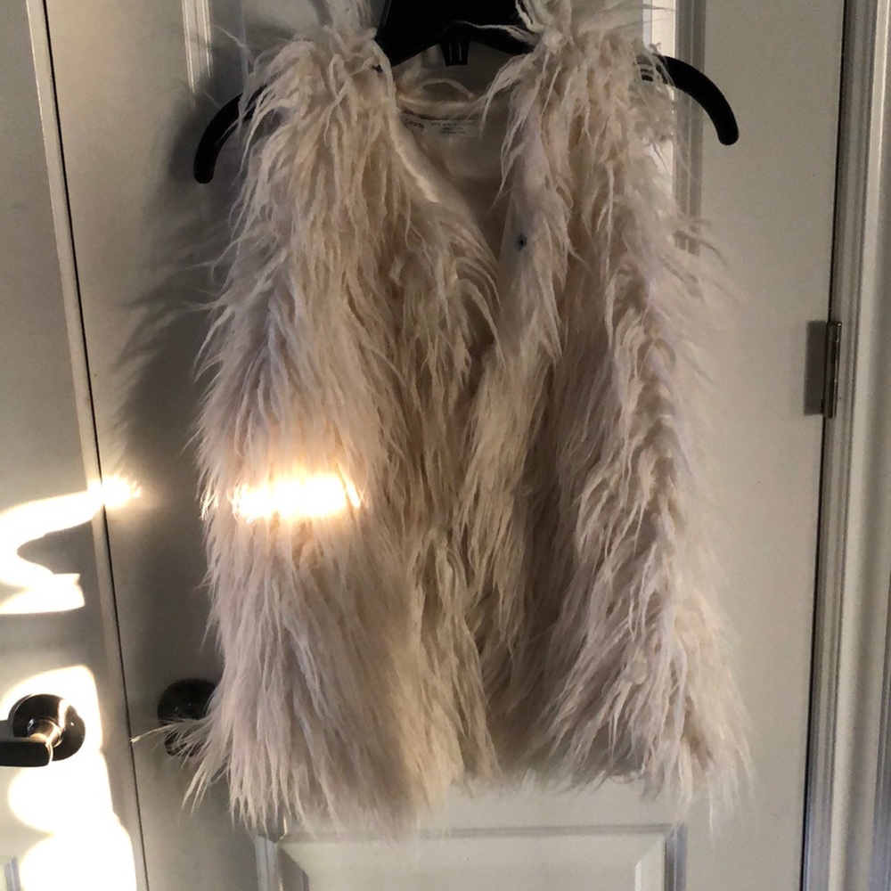 Faux fur vest